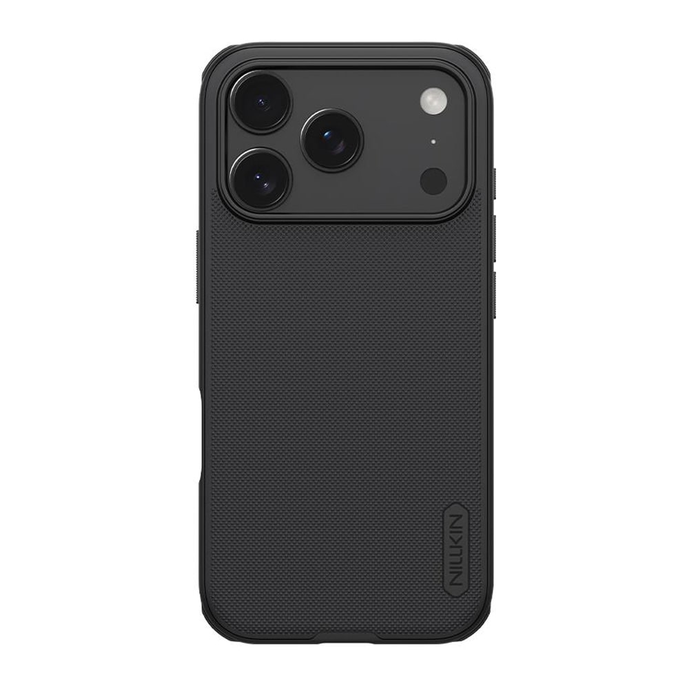 Nillkin Super Frosted Pro-skal i svart för iPhone 17/18 Pro Max / Mobilskal / Fodral