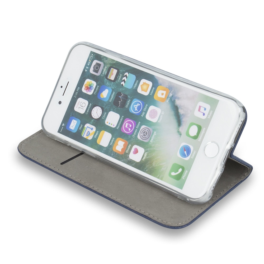 Flipfodral med ställ till iPhone 17 Pro / 18 Pro - Blå / Plånboksfodral / Mobilfodral