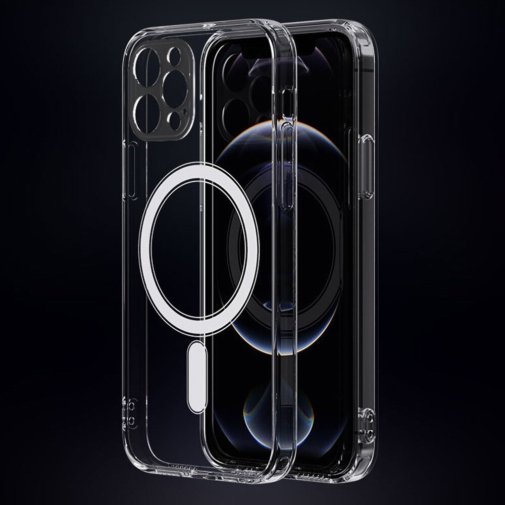 Tyndt beskyttelsescover til iPhone 17 Pro / iPhone 18 Pro – Gennemsigtigt / Mobilcover / MagSafe-cover