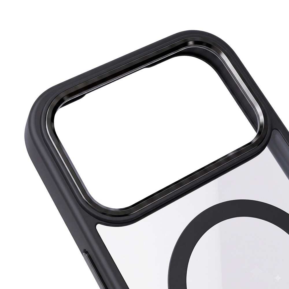 Color Clear-etui med MagSafe til iPhone 17 Pro / 18 Pro – Mørkegrå / Mobiletui / MagSafe-etui