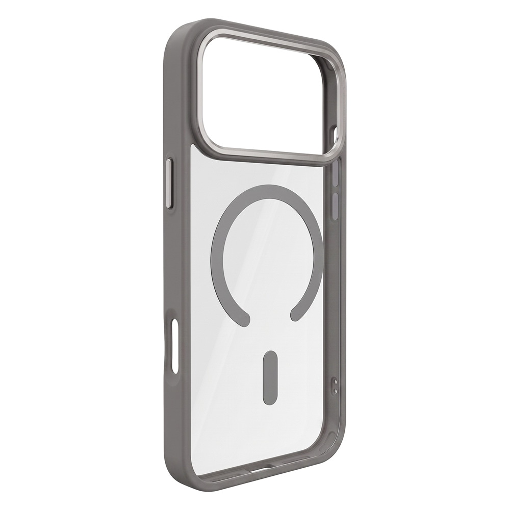 Color Clear-cover med MagSafe til iPhone 17 Pro / 18 Pro – Sølv / Mobilcover / MagSafe-cover