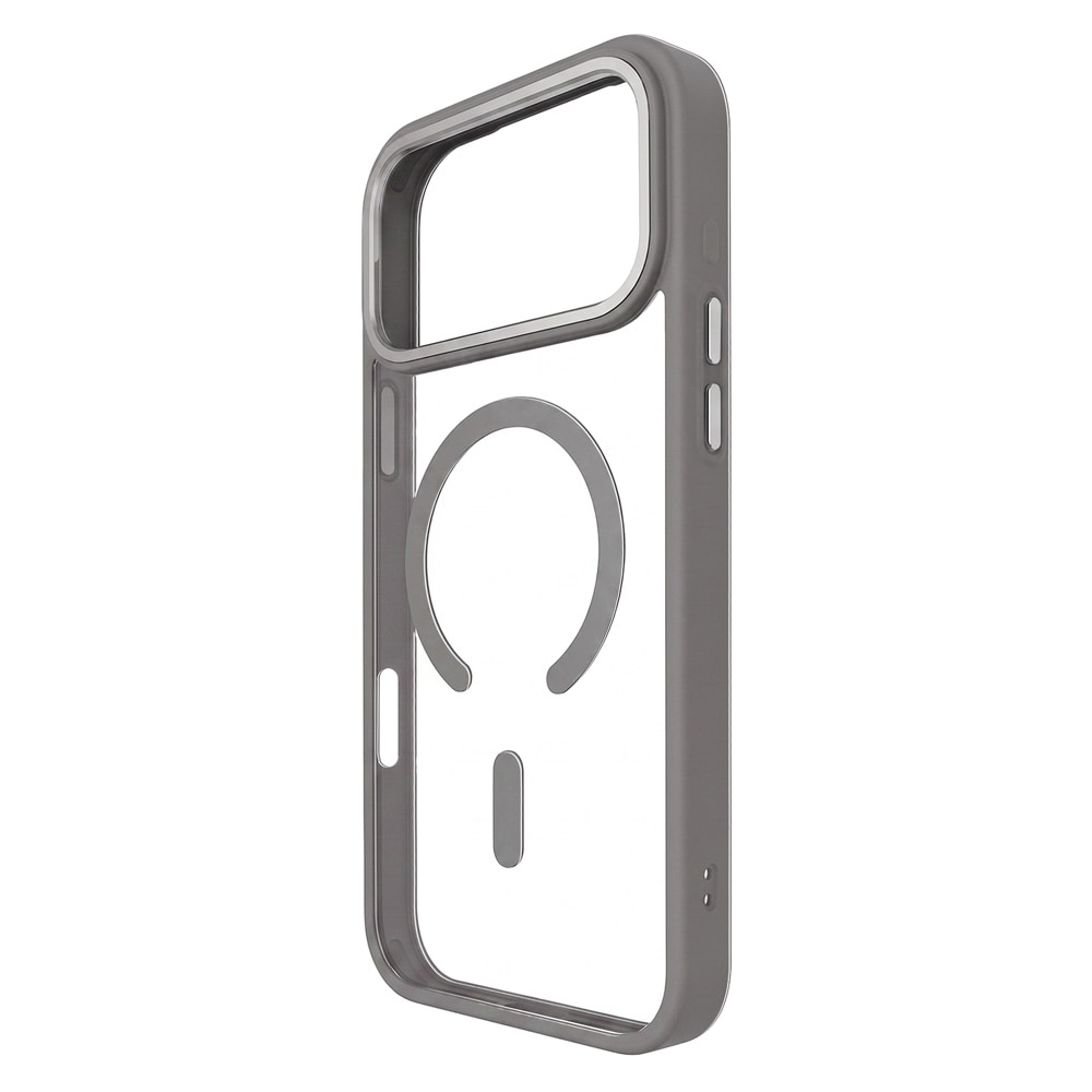 Color Clear-cover med MagSafe til iPhone 17 Pro / 18 Pro – Sølv / Mobilcover / MagSafe-cover