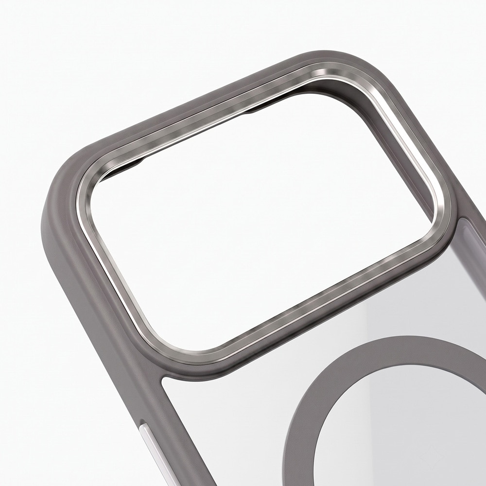 Color Clear-cover med MagSafe til iPhone 17 Pro / 18 Pro – Sølv / Mobilcover / MagSafe-cover