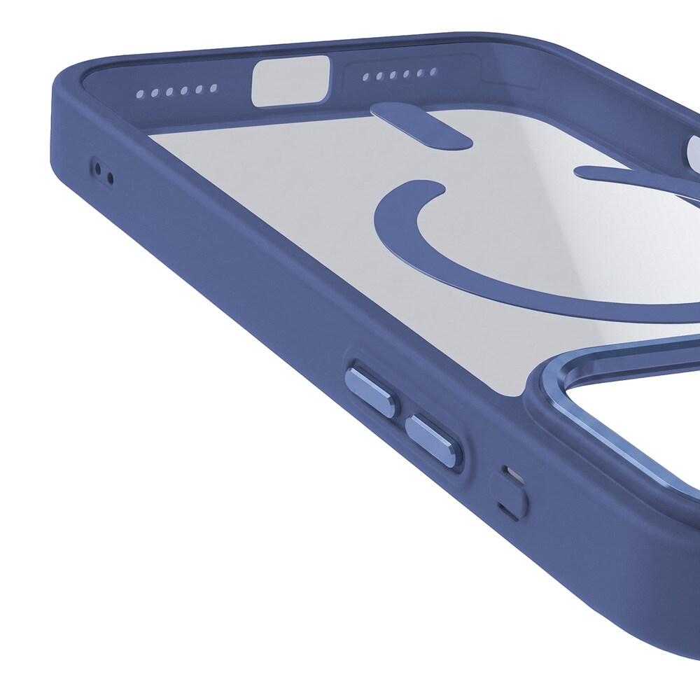 Color Clear-cover med MagSafe til iPhone 17 Pro / 18 Pro – Blå / Mobilcover / MagSafe-cover
