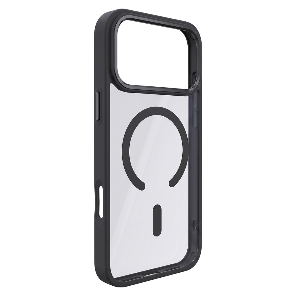 Color Clear-cover med MagSafe til iPhone 17 Pro Max / 18 Pro Max – Mørkegrå / Mobilcover