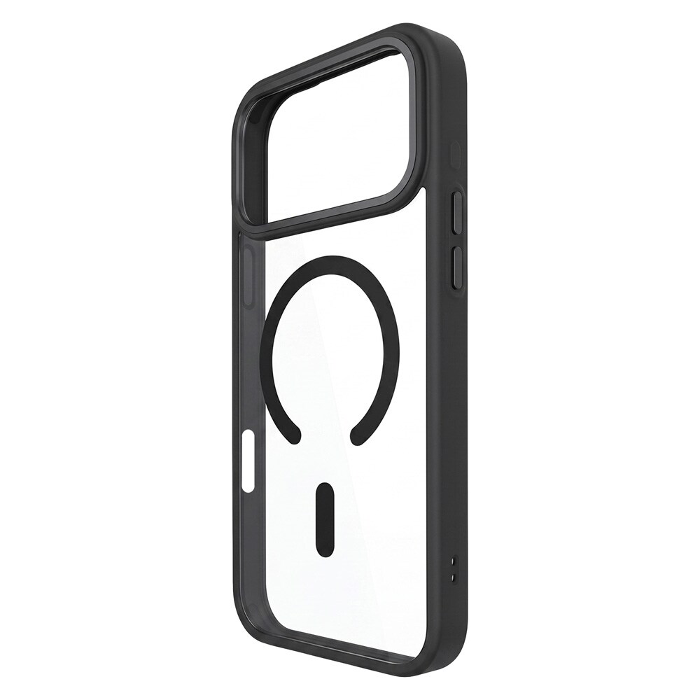 Color Clear-cover med MagSafe til iPhone 17 Pro Max / 18 Pro Max – Mørkegrå / Mobilcover