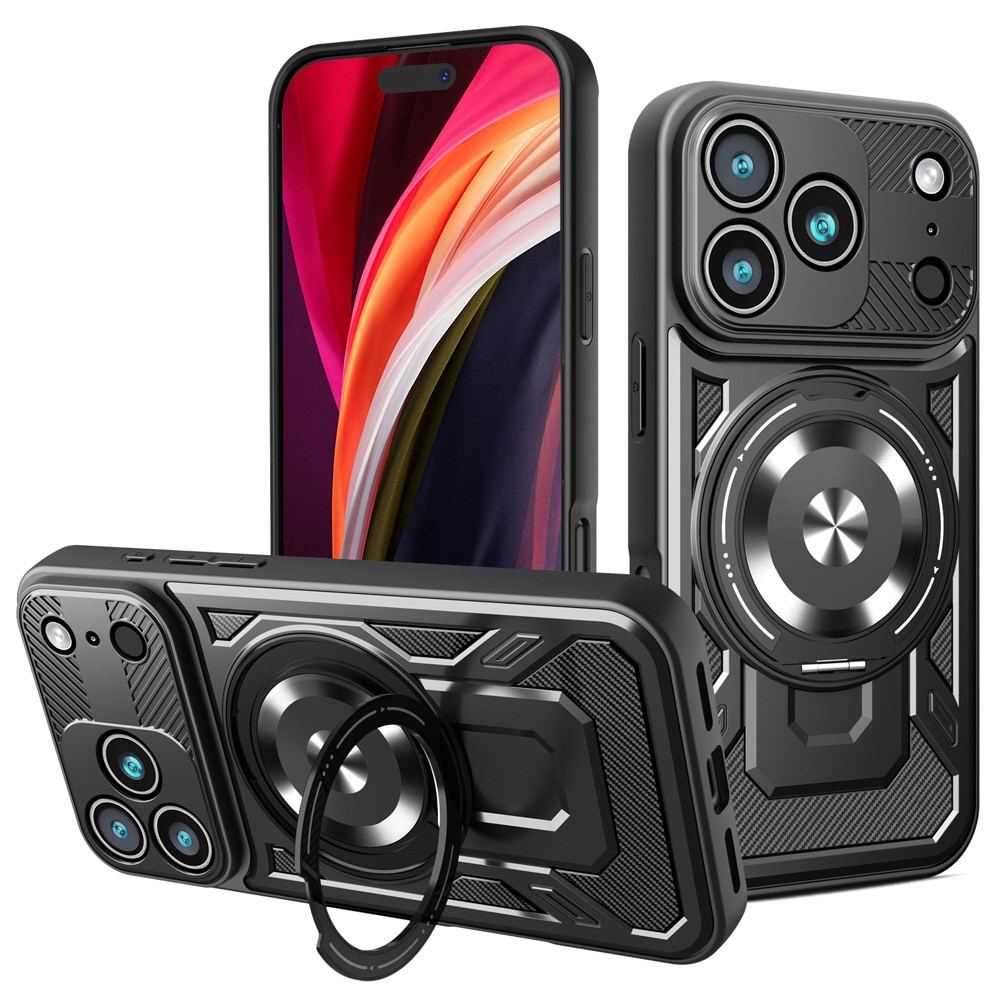 Defender Armor skal med Magsafe till iPhone 17 Pro / 18 Pro - Svart / Mobilskal / Stötskydd