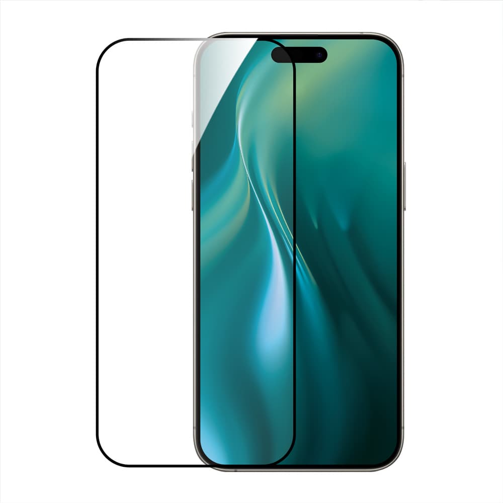 Etteri Härdat Skärmskydd 9D till iPhone 16 Pro / 17 / 17 Pro / 18 / 18 Pro / Mobilglas