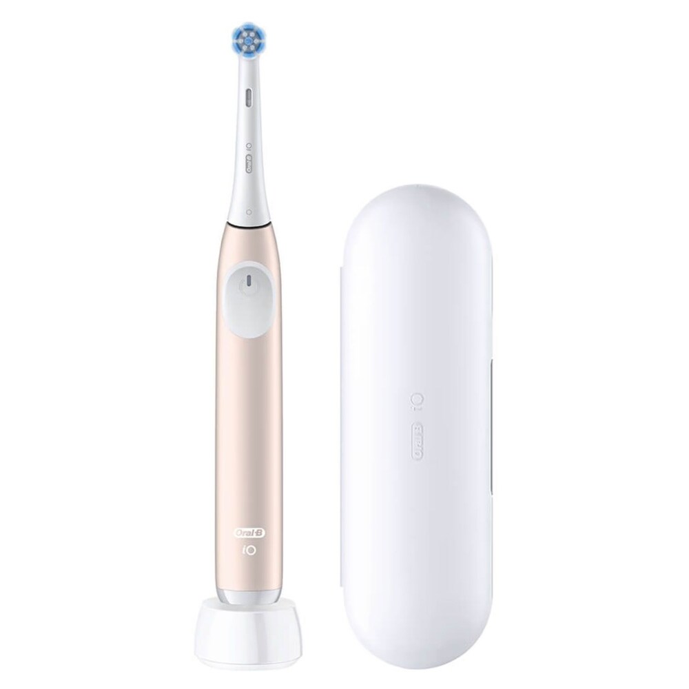 Oral-B iO Series 2 + Resefodral / Eltandborste Calm Pink / Magnetisk tandborste