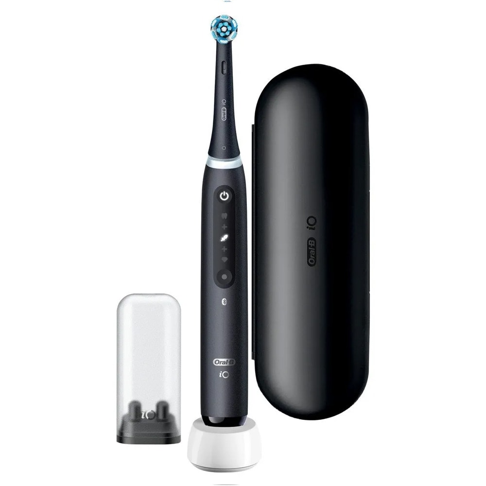 Oral-B iO Series 5N - Svart / Smart eltandborste med 5 lägen / Magnetisk tandborste
