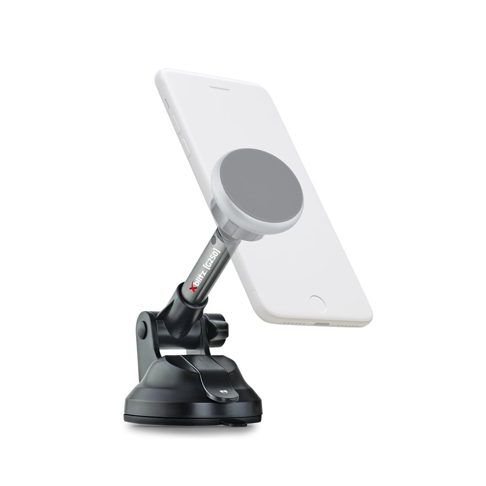 Xblitz G250 magneettinen autoteline teleskooppikaulalla / Matkapuhelinteline / Imukuppikiinnitteinen puhelinteline