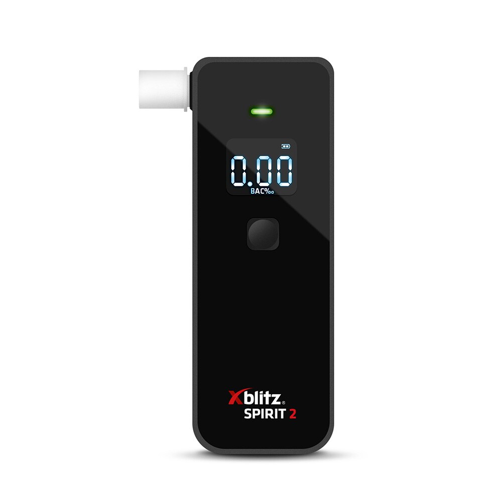Xblitz SPIRIT 2 alkoholmätare / Digital alkomätare med LCD / Alkoholtestare för utandning