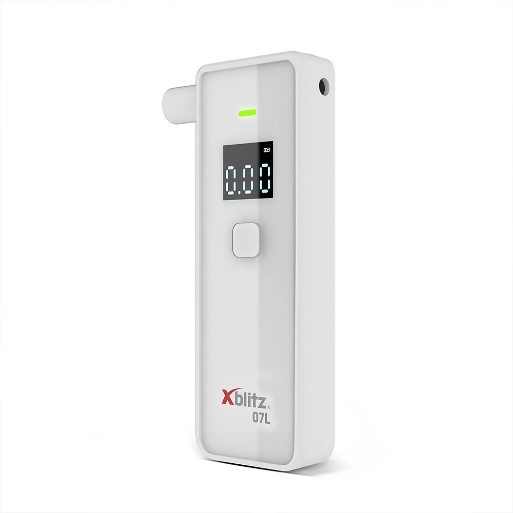 Xblitz 07L alkoholmätare / Digital alkomätare med LCD / Kompakt utandningstestare