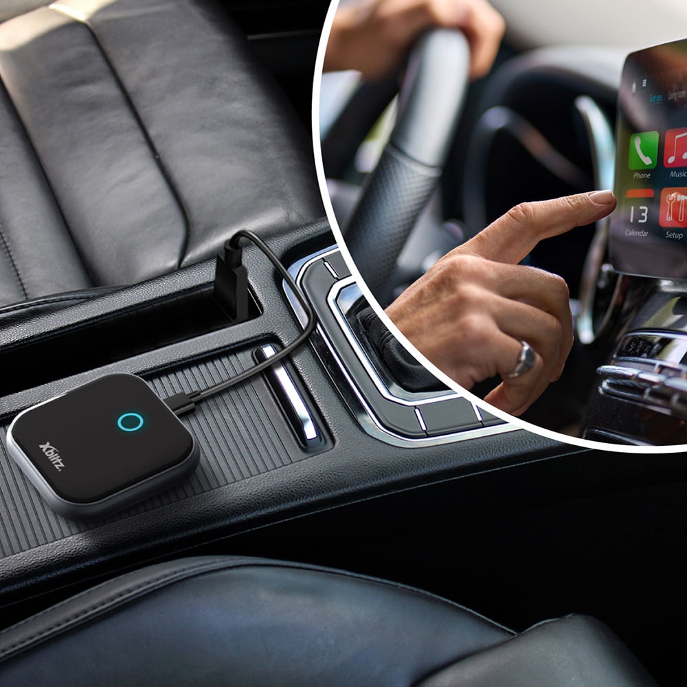 Xblitz SmartCAR trådlös CarPlay / Android Auto adapter / USB-biladapter / Multimediaadapter
