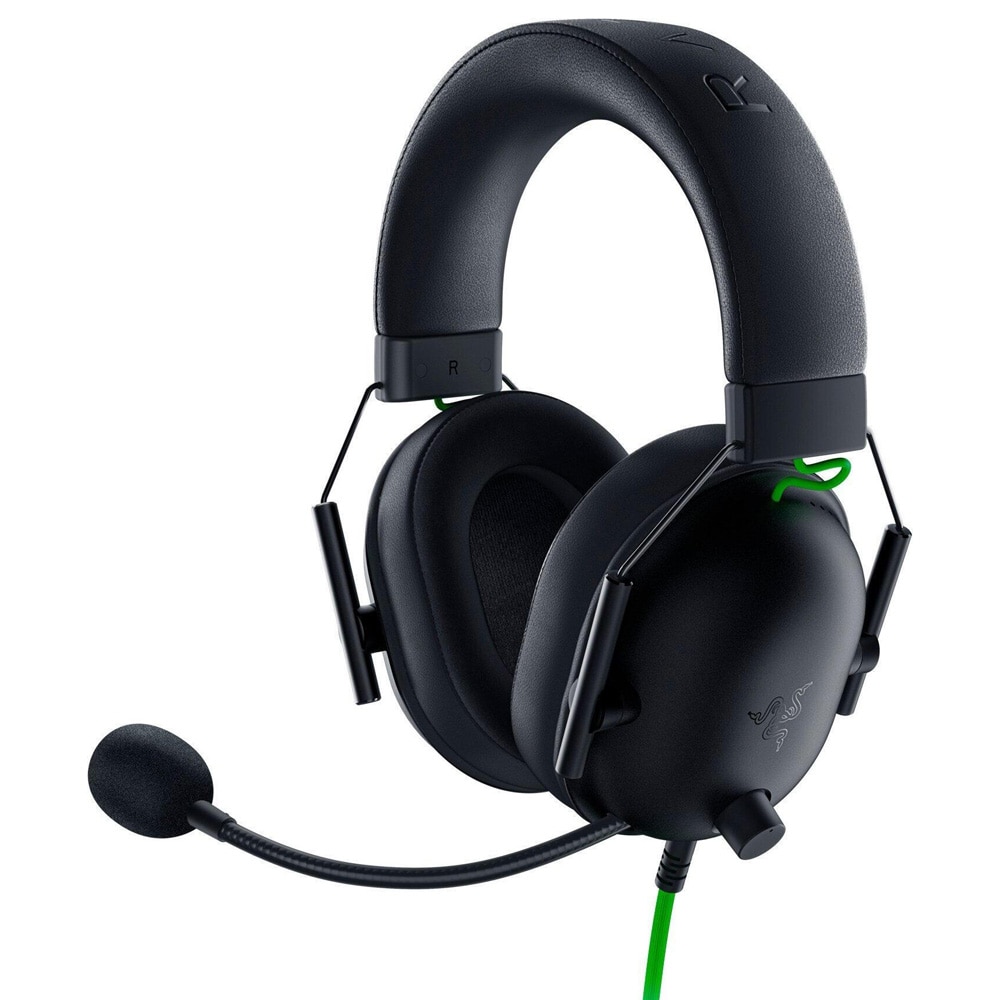 Razer BlackShark V2 X Esports Gaming Headset - Svart / Spelhörlurar / 3,5 mm-headset