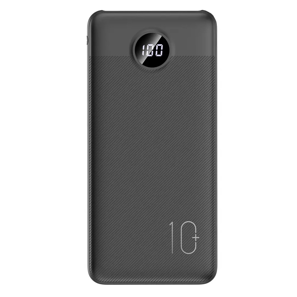 Veger L10S W1105PD Powerbank PD 2A 20W 10000mAh 2XUSBA 1XUSBC - Svart / Snabbladdande extrabatteri