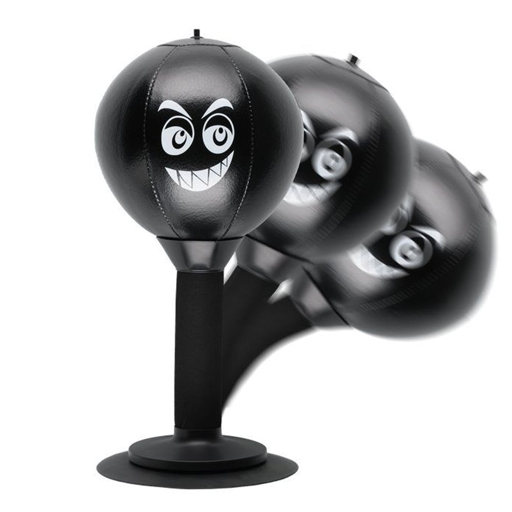 Boksball til skrivebordet / Atom bordboksball med sugekopp / Stressball til kontoret og spillhjørnet