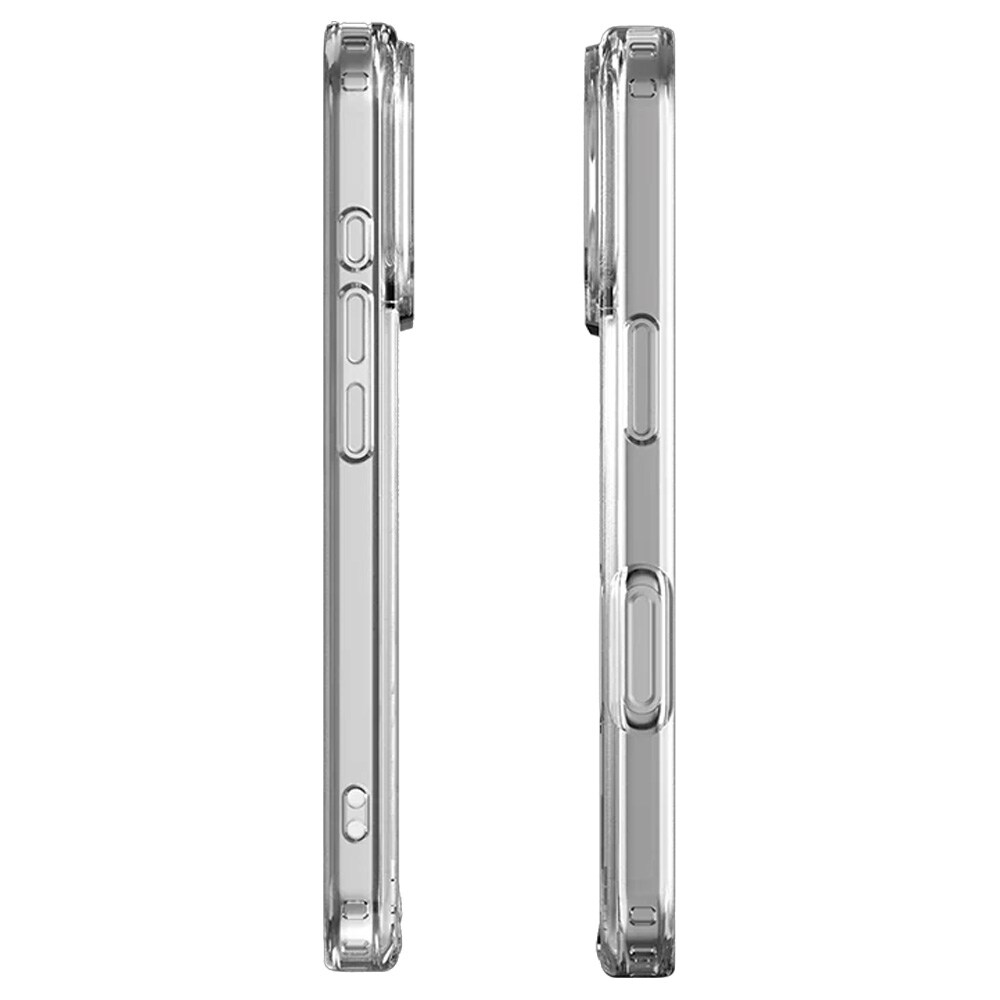 Mutural Ice MagSafe-cover til iPhone 17 Pro / gennemsigtigt mobilcover med magnetring – Klar