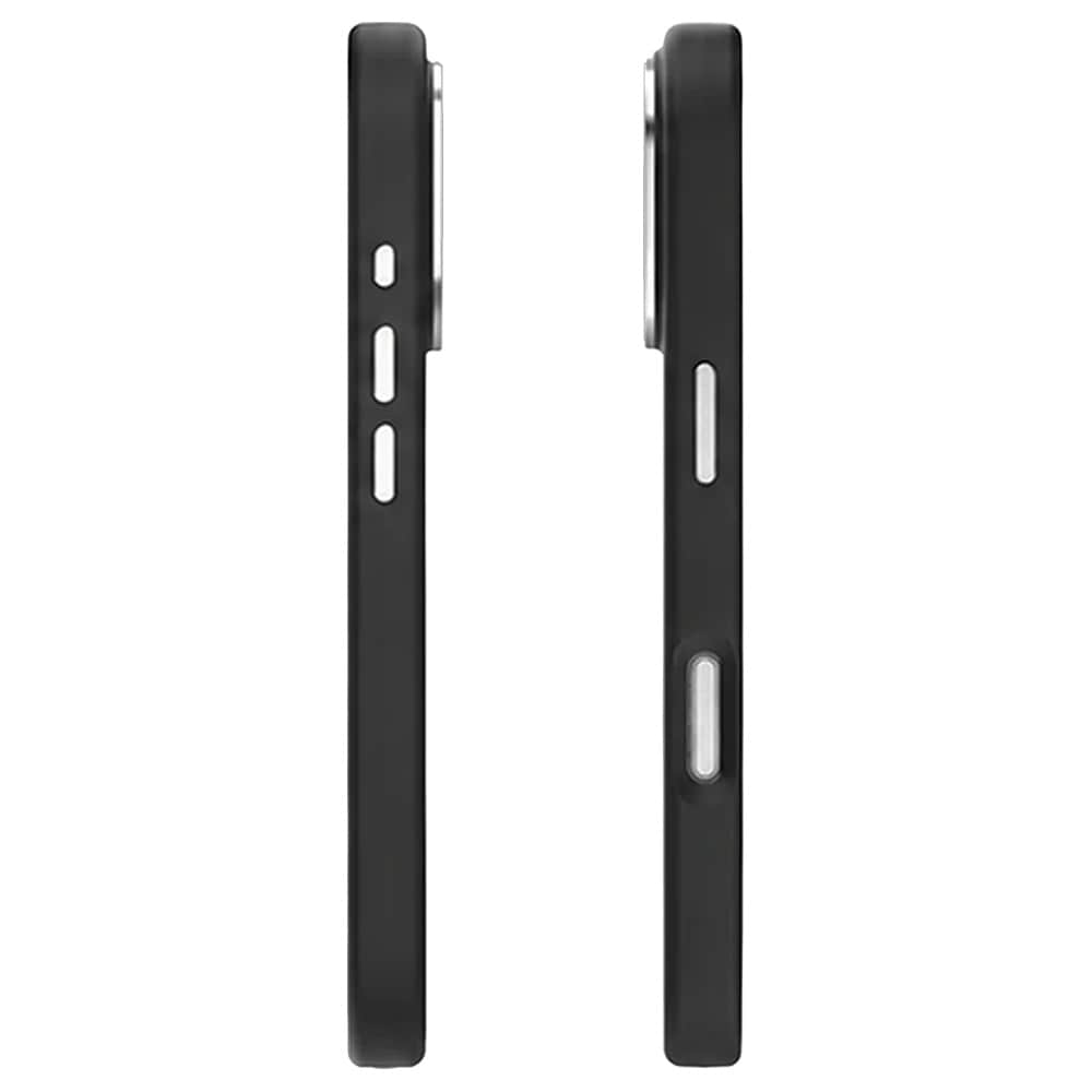 Mutural Pure MagSafe-skal till iPhone 16 Pro Max / mobilskal i silikon med magnetring – Svart