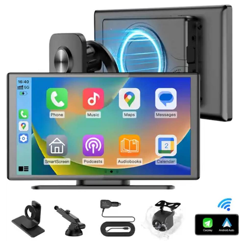 AutoSky APID-302 CarPlay-skärm / 7-tums bilskärm / Trådlös Apple CarPlay och Android Auto