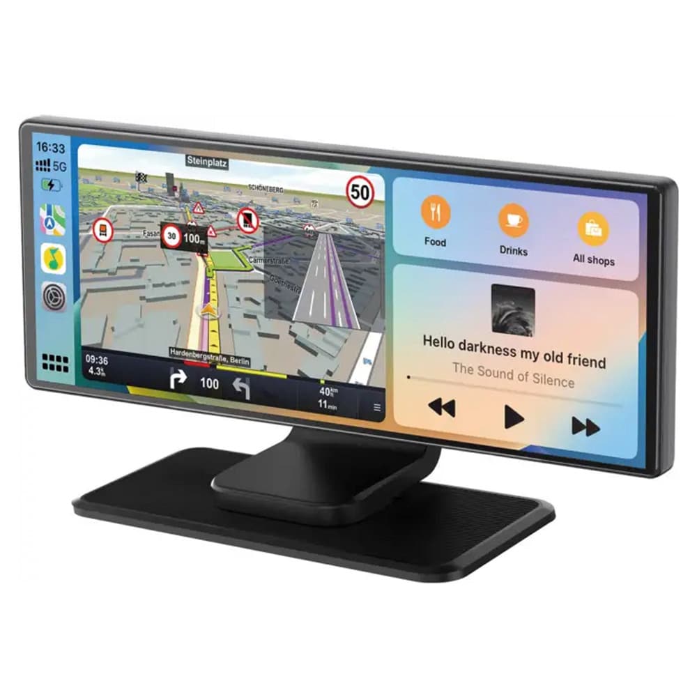 AutoSky APID-401 CarPlay-skärm / Trådlös Android Auto-skärm / 10,3-tums bilskärm