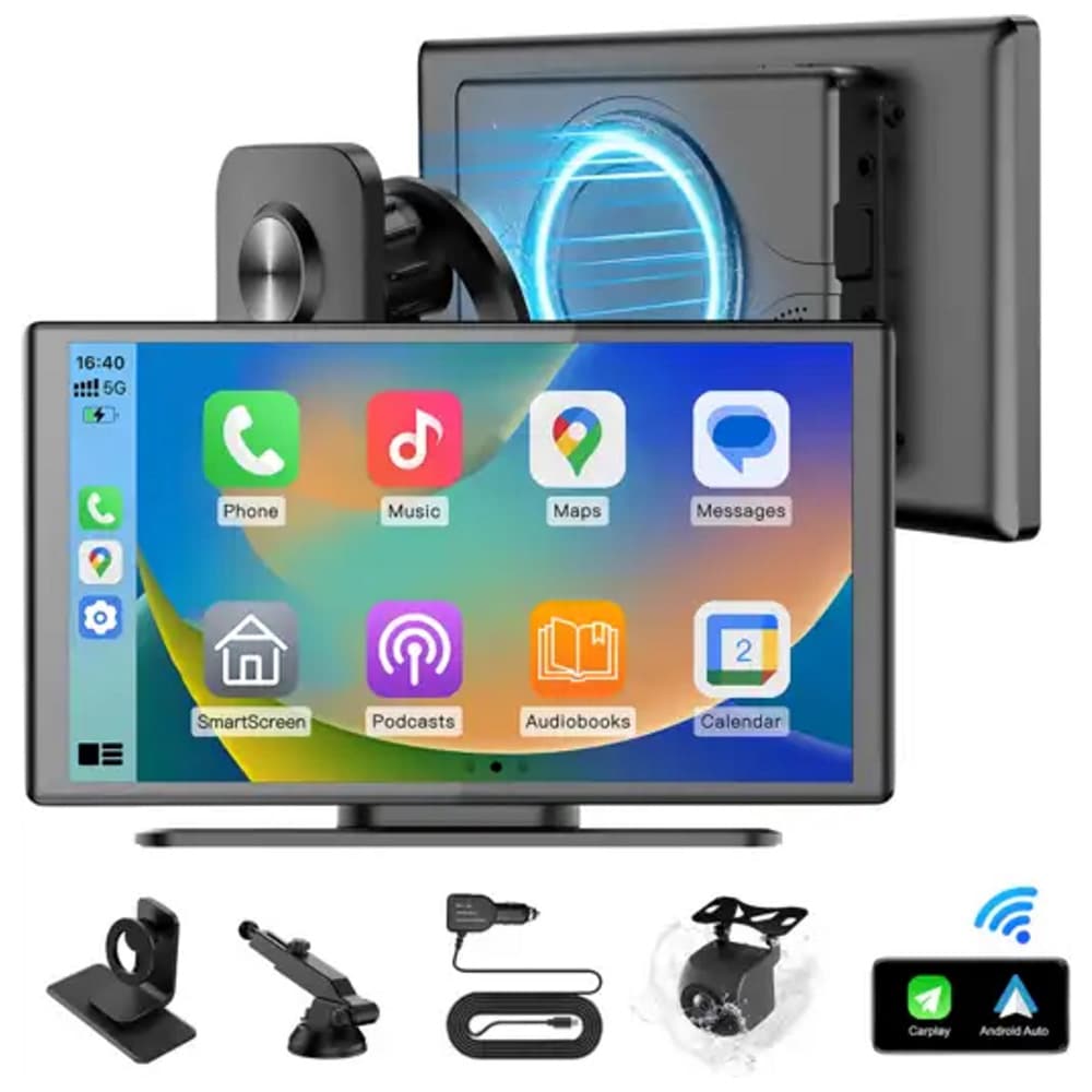 AutoSky APID-401 CarPlay-skärm / Trådlös Android Auto-skärm / 10,3-tums bilskärm