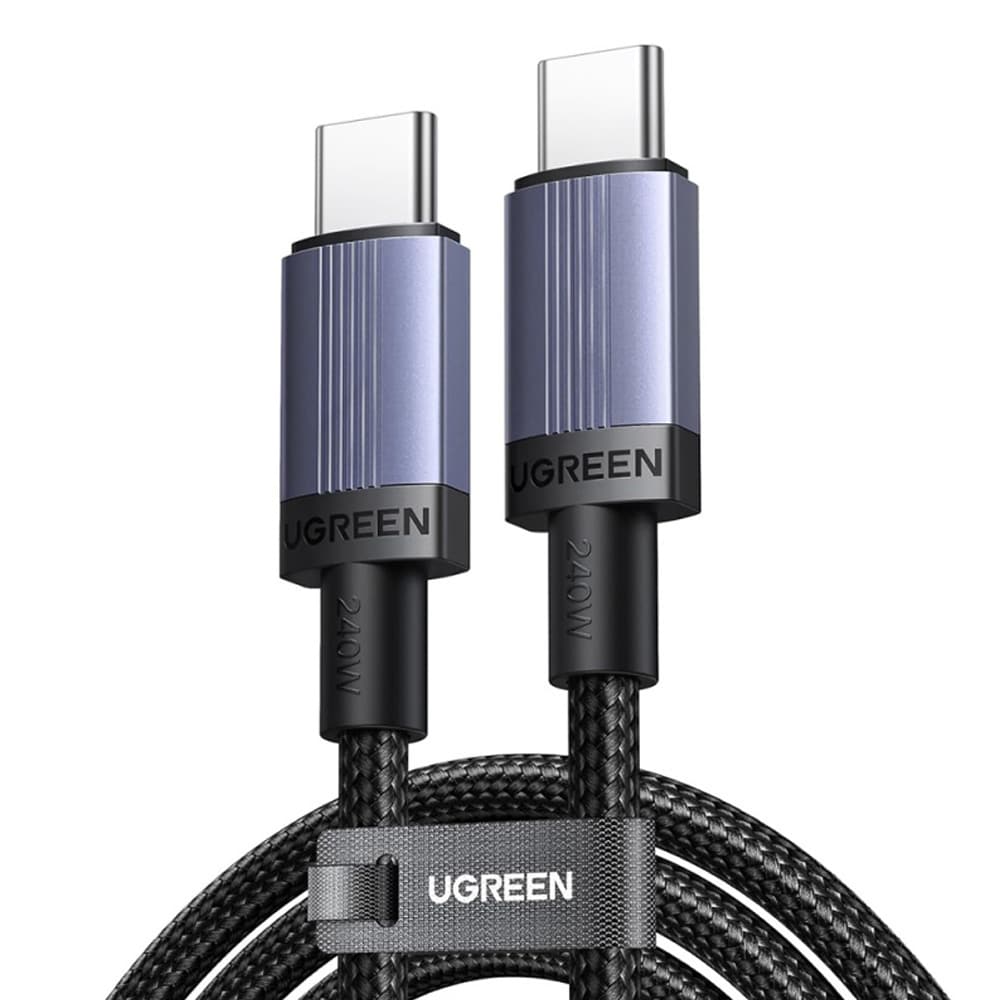 Ugreen L532 USB-C-kabel 240W 1m - Grå / PD 3.1-laddkabel för laptop / USB-C-datakabel