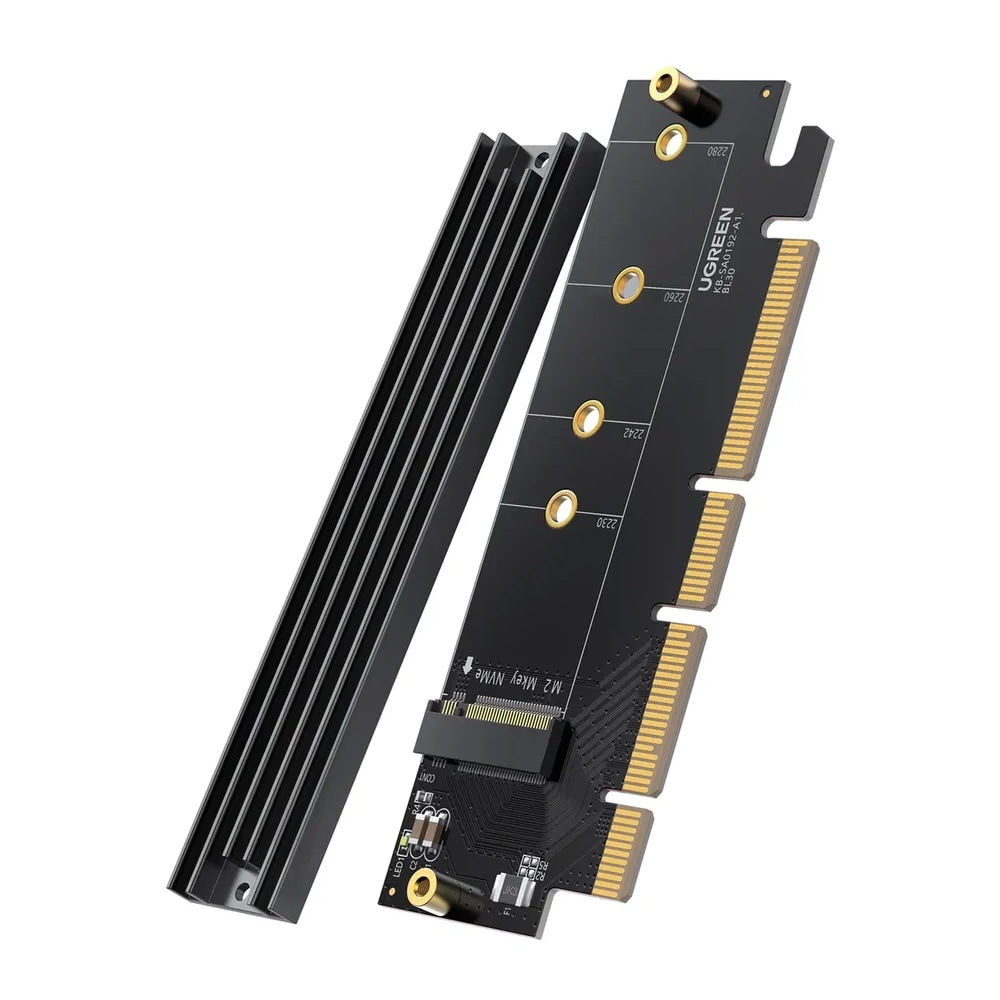 Ugreen CM465 SSD-Adapter M,2 NVMe PCIe 4,0 X4 / PCIe-adapter för SSD / NVMe-expansionskort