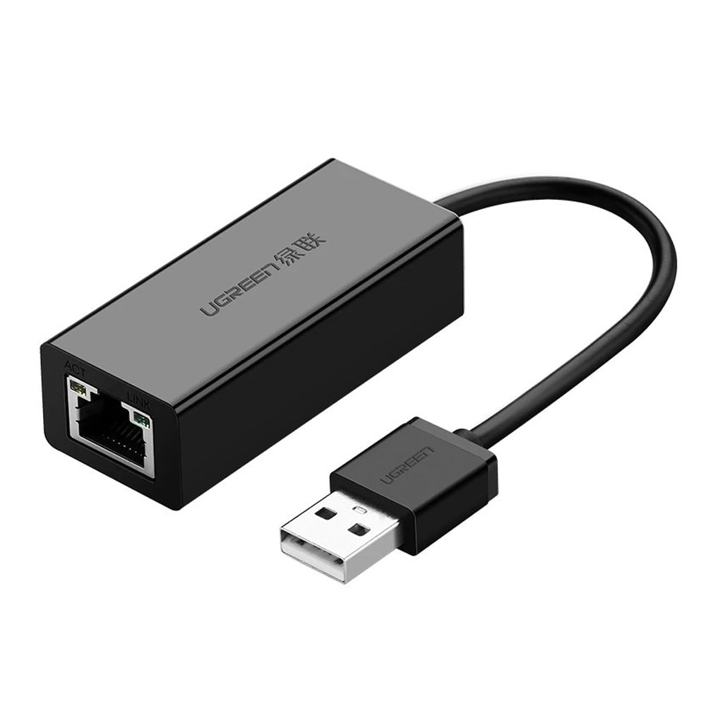 Ugreen CR110 Ethernet Adapter RJ45 / USB-A till Ethernet / 100 Mbps nätverksadapter