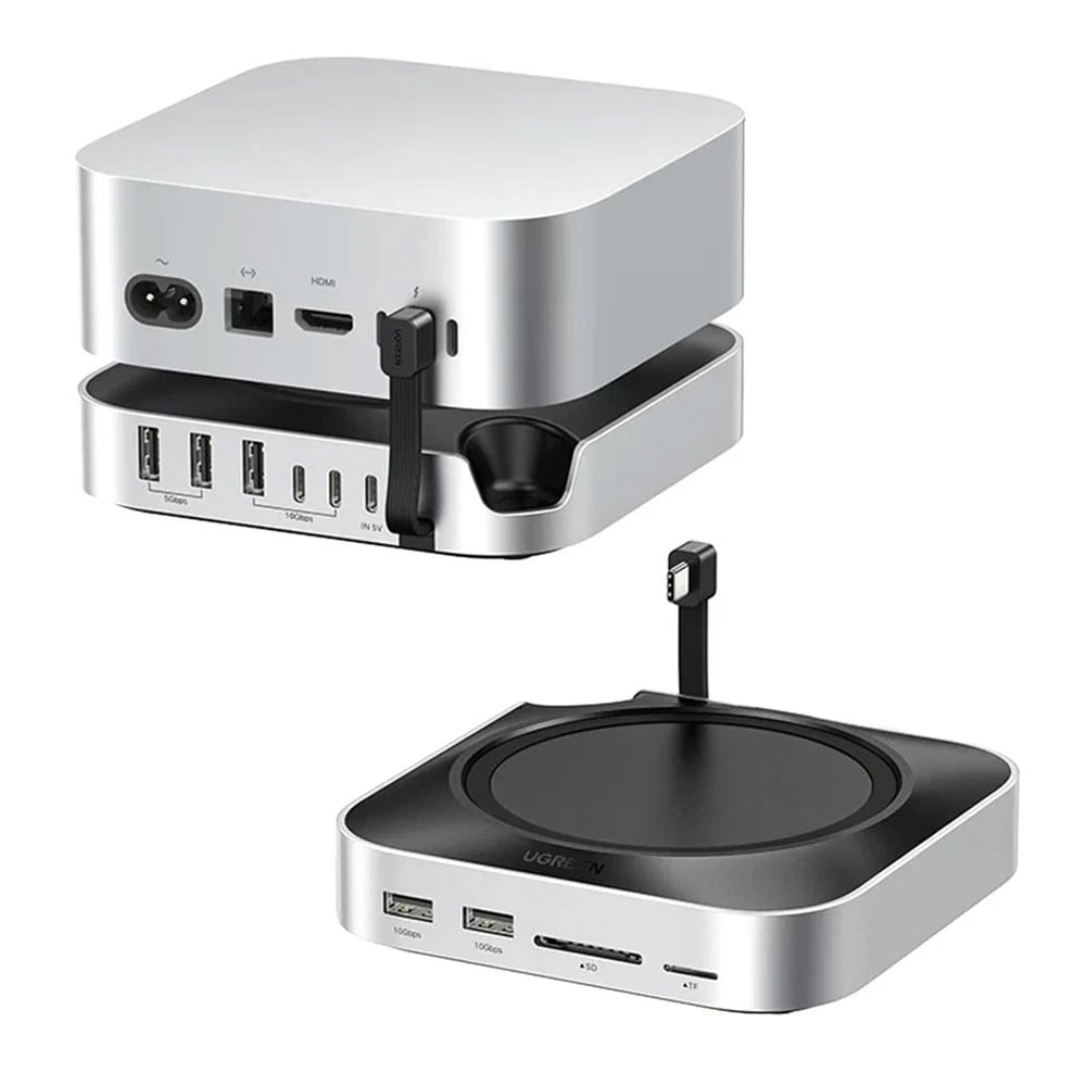 Ugreen CM841 till Apple Mac Mini M4 / 11-i-1 USB-C-docka / NVMe-hubb för Mac mini