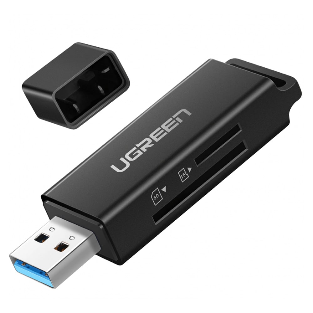 Ugreen CM104 USB 3,0 Kortläsare SD, microSD / USB-A minneskortsläsare / SD-kortadapter