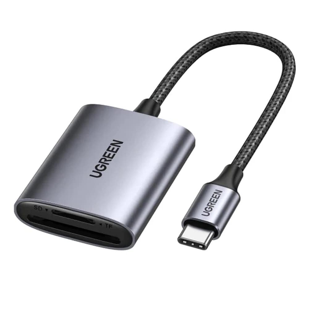 Ugreen CM401 USB-C Kortläsare SD, microSD / USB-C minneskortsläsare / SD-kortadapter