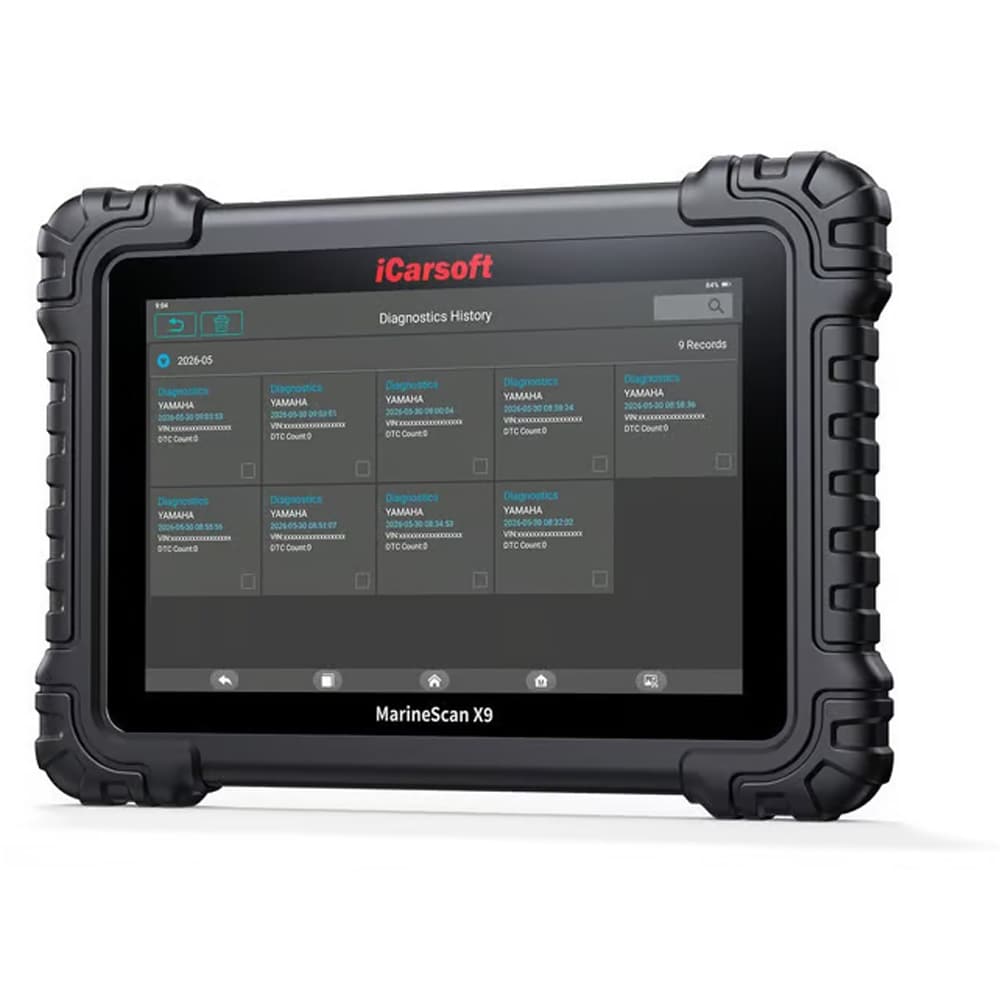 iCarsoft MarineScan X9 / Marin diagnosskanner / Diagnosverktyg för vattenskotrar och båtmotorer
