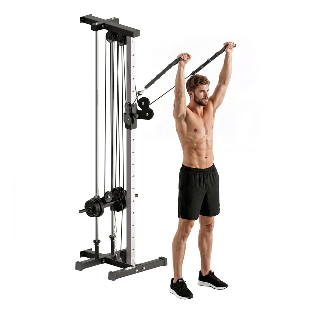 SPORTNOW kabelmaskin 25–165 cm / kabelstasjon / veggmontert treningsstasjon