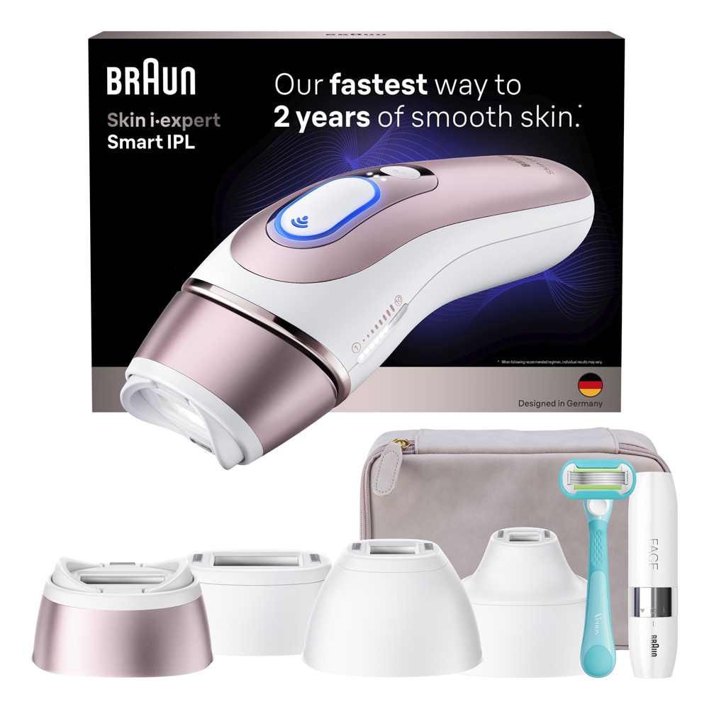 Braun Smart IPL Skin i-expert PL7432 / IPL-enhet för hemmet / Smart SkinProtect-sensor