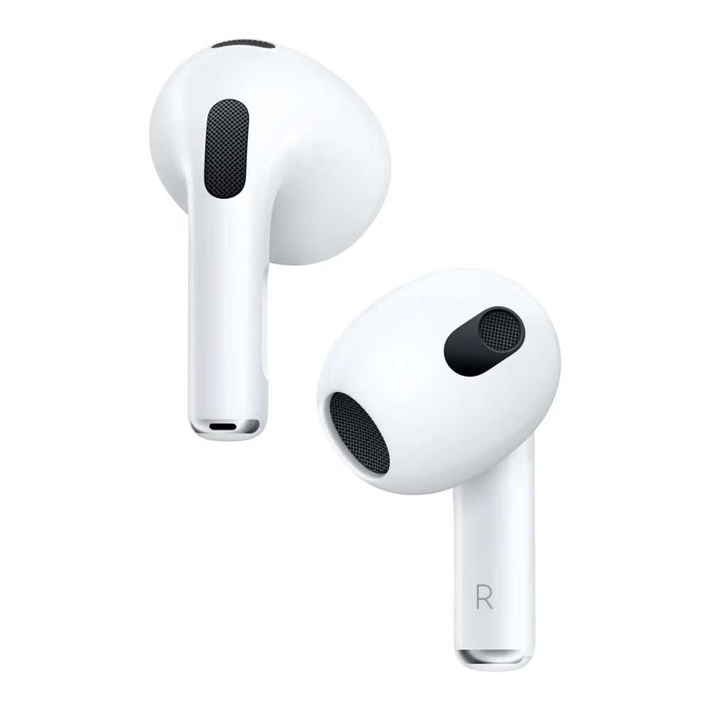 Apple AirPods 3 / trådløse ørepropper med MagSafe-opladningsetui og rumlig lyd – Hvid