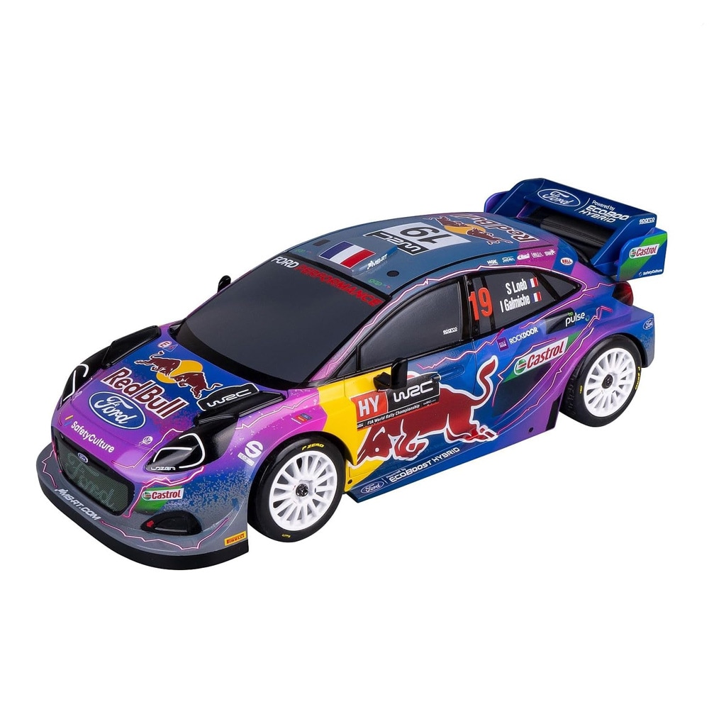 Nikko Ford Puma M-sport Hybrid Rally Radiostyrd bil / RC-rallybil / Fjärrstyrd Ford Puma