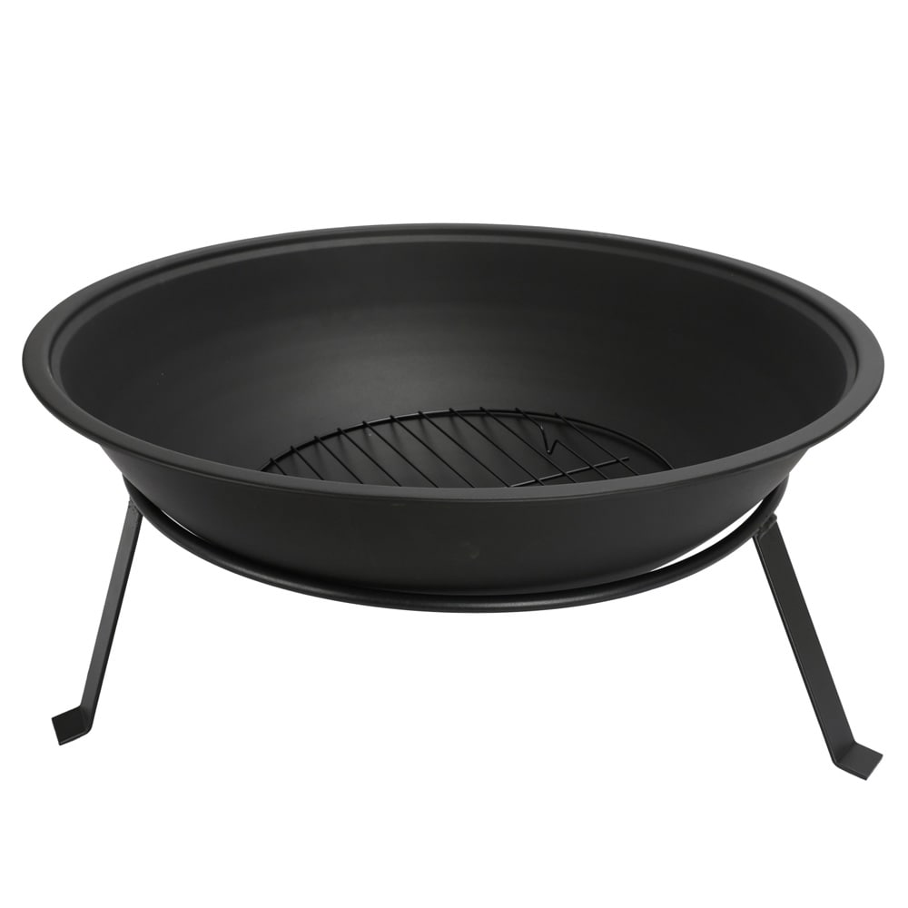 Adler Eldstad för trädgård 55cm / Eldfat med galler / Eldskål för utomhusbruk