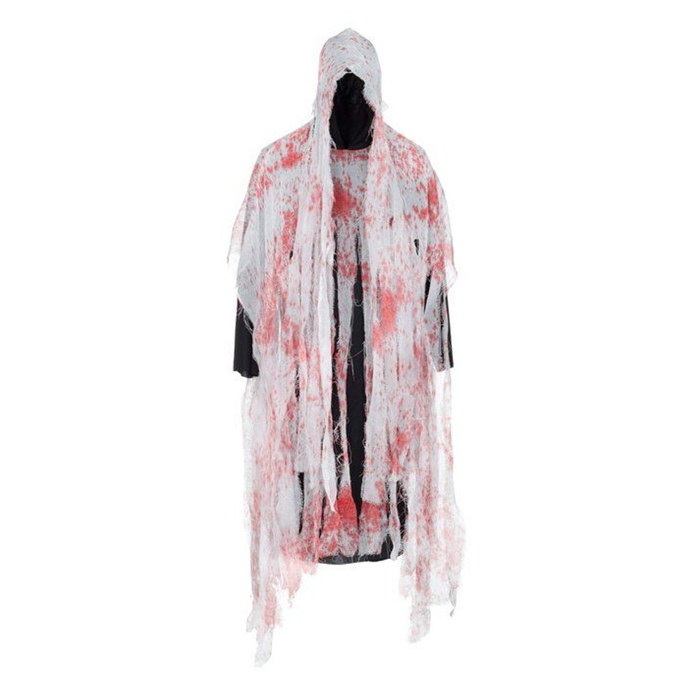 Blodig Cape med huva för Halloween One Size / Halloweencape / Skräckdräkt för vuxna