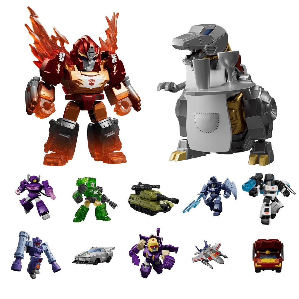 Blokees Transformers Defender Version 04 Tyrants Fury / Byggfigur 5,5 cm / Rörlig samlarfigur