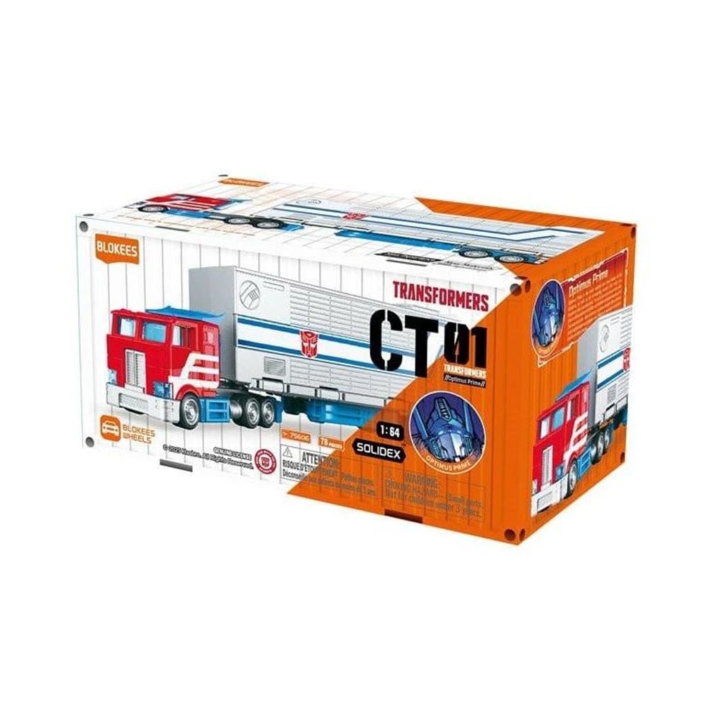 Blokees Wheels Transformers AT01 Optimus Prime / Byggmodell 1:64 / Lastbil med stridsplattform