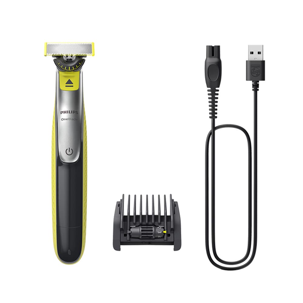 Philips OneBlade 360 QP2734/23 / 5-i-1 skäggtrimmer / Rakapparat för ansikte och kropp