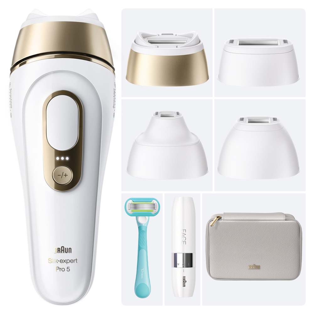 Braun Silk-expert Pro 5 PL5221 Hårborttagare / IPL-hårborttagare / IPL-epilator för hemmabruk