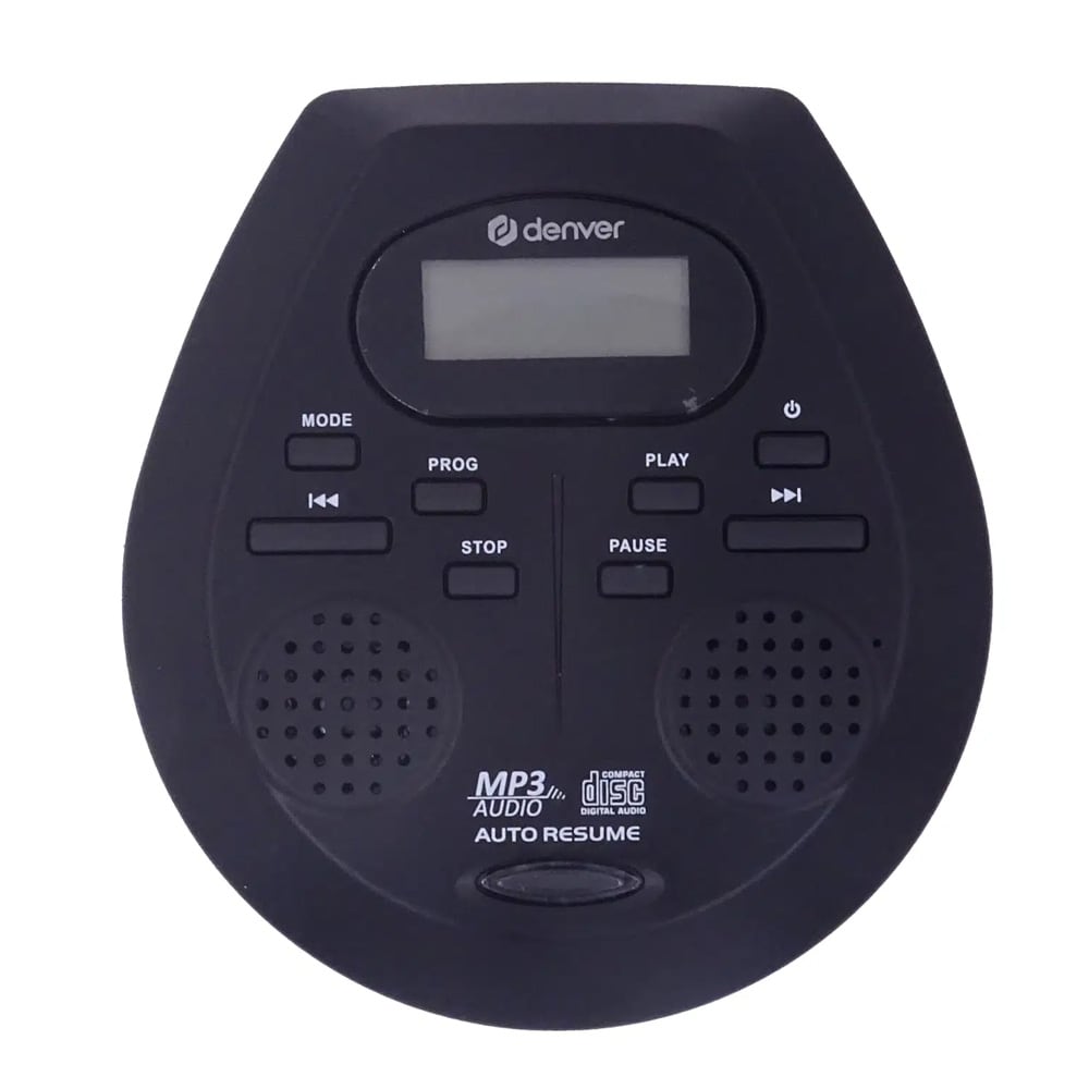 Denver DMP-395B Portabel CD-spelare med mp3-uppspelning / MP3-CD-spelare / Discman med högtalare