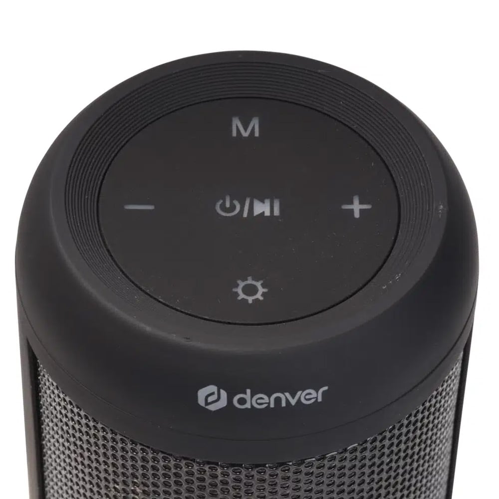 Denver BTL-63 Bluetooth-högtalare med LED / Portabel högtalare / TWS-högtalare med ljuseffekter
