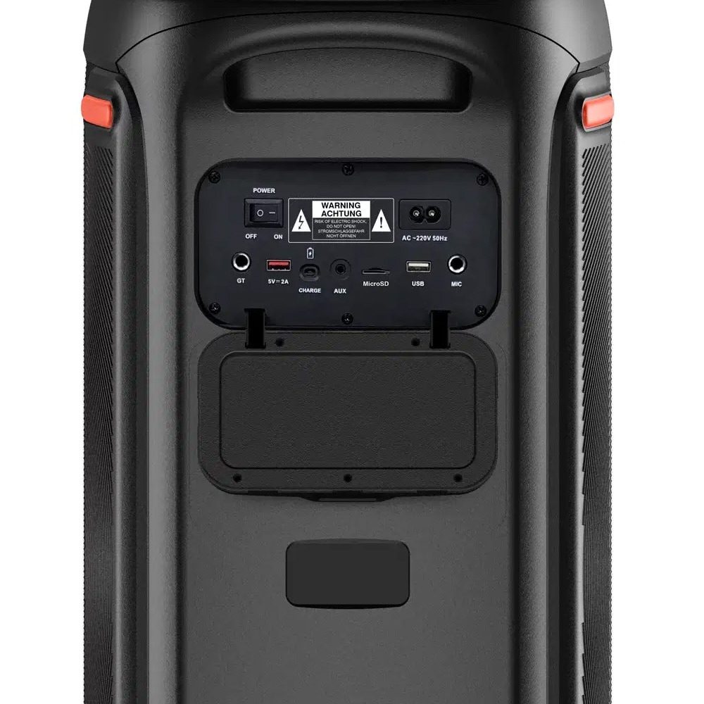 Denver BPS-470 Partyhögtalare med mikrofon och fjärrkontroll / 200 W RMS / Bluetooth-högtalare