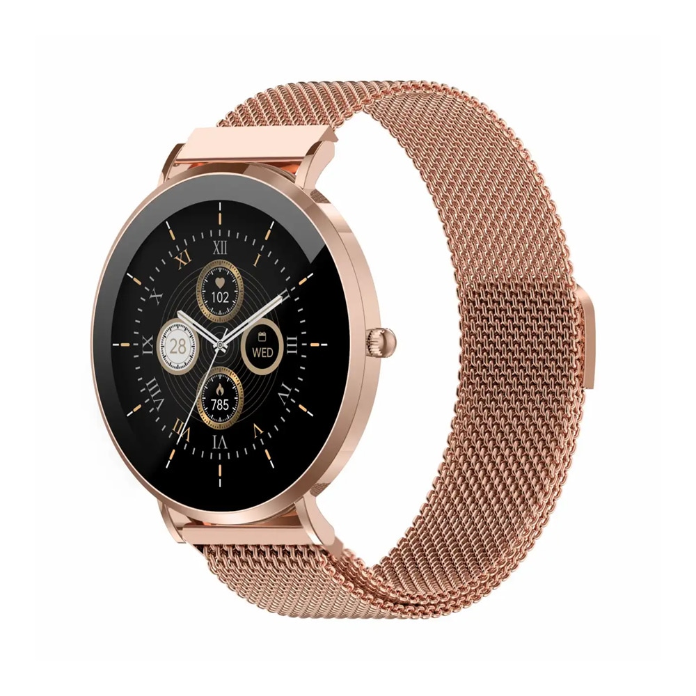 Denver SWC-394RG Smartwatch - Rose Gold / Bluetooth-klocka / Smartklocka med samtalsfunktion