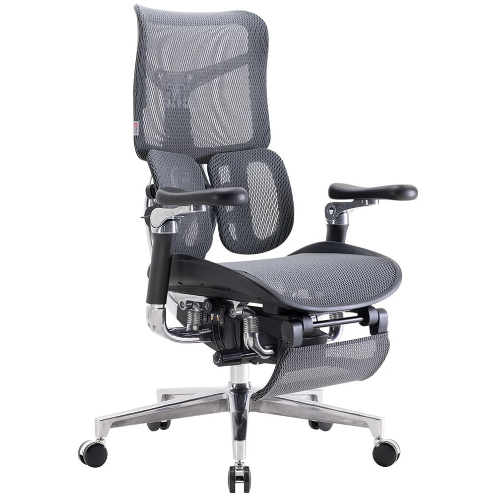 Sihoo Doro S300 Ergonomisk Kontorsstol med benstöd / Justerbar skrivbordsstol / Nätstol