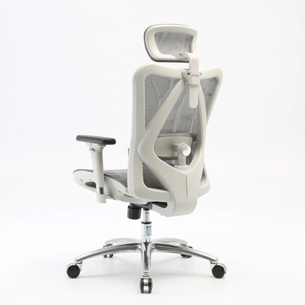 Sihoo M57 Ergonomisk Kontorsstol - Grå / Justerbar skrivbordsstol / Kontorsstol i nät