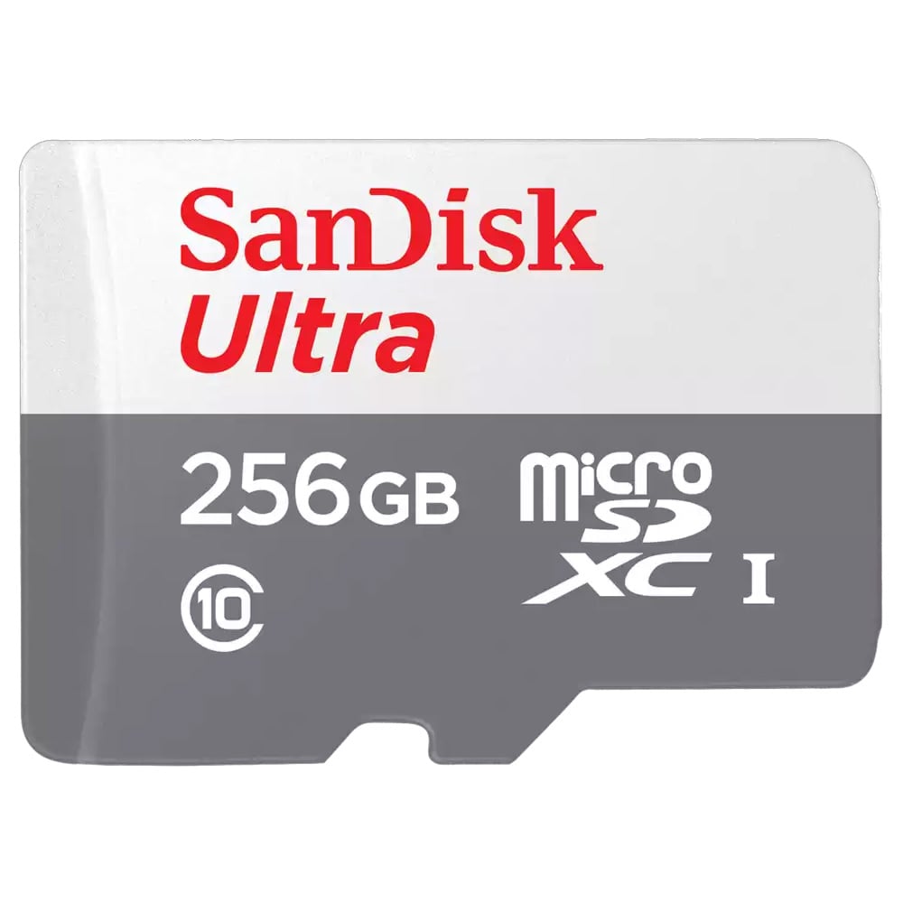 SanDisk Ultra microSD Class 10 256GB / microSDXC-minneskort / Minneskort för Android